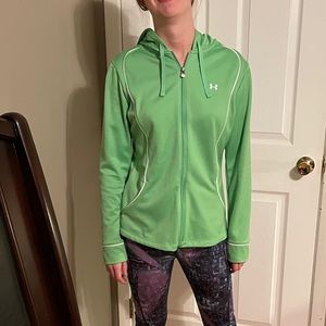 Under Armour Athletic Hoodie, Apple Green, Size S
